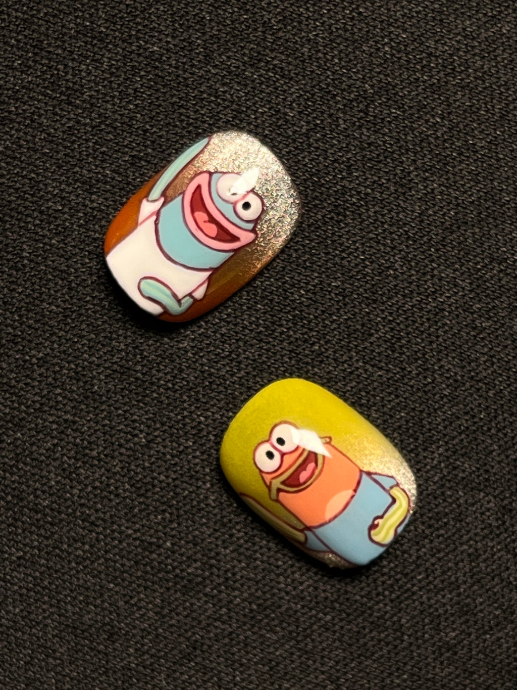 Press-on nails(SpongBob）